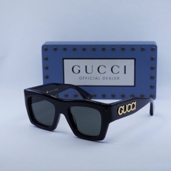 Final Price! Gucci GG1772S 001 Black/Grey Sunglasses - Picture 1 of 12